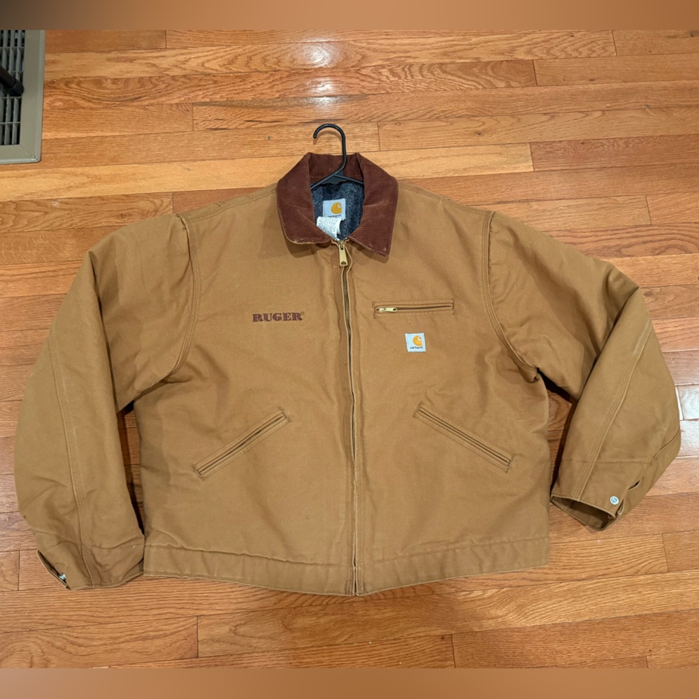 Carhartt Detroit Jacket Ruger Promo Brown 48 Regular MiUSA